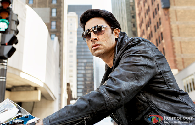 Abhishek Bachchan in a still from Dhoom 3
