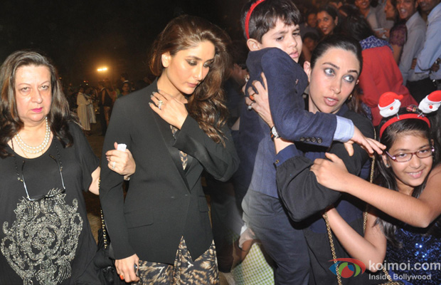 Babita Kapoor and Kareena Kapoor and Karisma Kapoor at an event