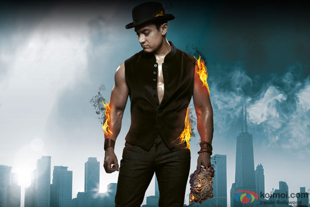 Aamir Khan in a 'Dhoom 3'