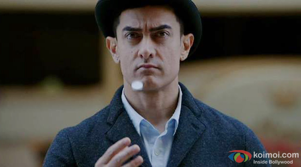 Aamir Khan in a still from Dhoom 3