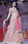 Hot Jacqueline Fernandez walk the ramp for Jyotsna Tiwari at the Aamby Valley India Bridal Fashion Week 2013 Pic 1