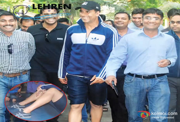  Akshay Kumar waxed his legs