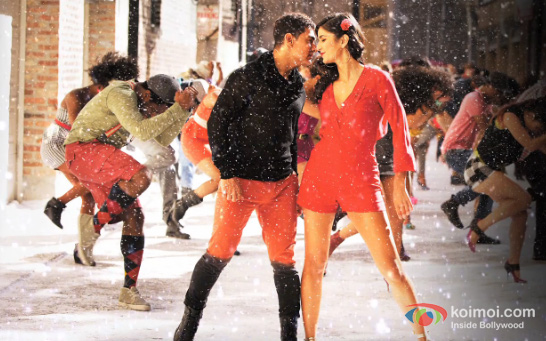 Aamir Khan and Katrina Kaif in a still from Dhoom 3