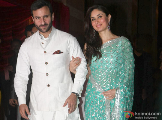 Saif Ali Khan and Kareena Kapoor at an event