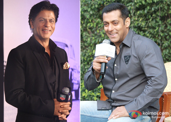 Shah Rukh Khan Salman Khan at an event