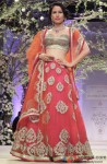 Model walk the ramp for Jyotsna Tiwari at the Aamby Valley India Bridal Fashion Week 2013 Pic 2