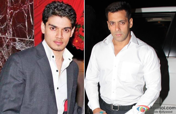Suraj Pancholi and Salman Khan at an event