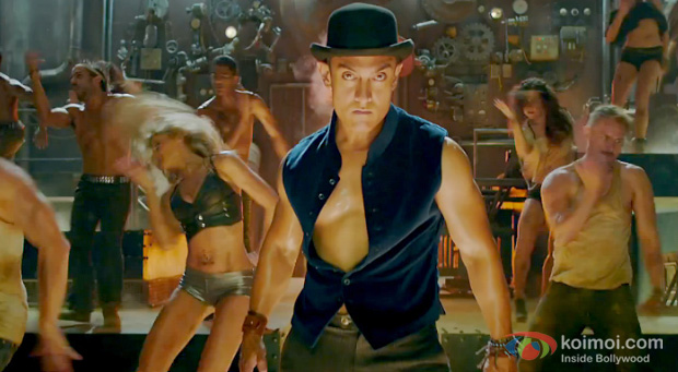 Aamir Khan in a still from Dhoom 3