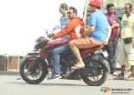 Ajay Devgn and Kunaal Roy Kapur spotted while shooting for 'Action Jackson'