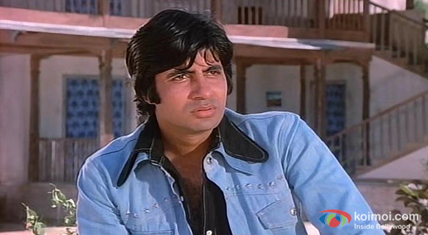 Amitabh Bachchan in a Still from Sholay 3D