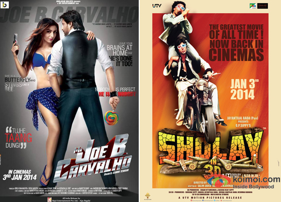 Mr Joe B. Carvalho and Sholay 3D Movie Poster