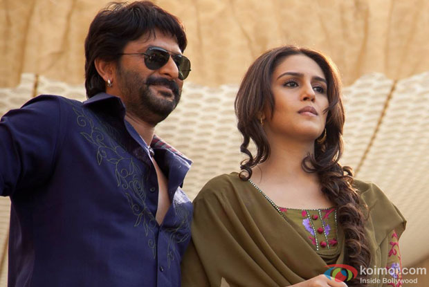 Arshad Warsi and Huma Qureshi in a still from 'Dedh Ishqiya' Arshad Warsi and Huma Qureshi in a still from 'Dedh Ishqiya'