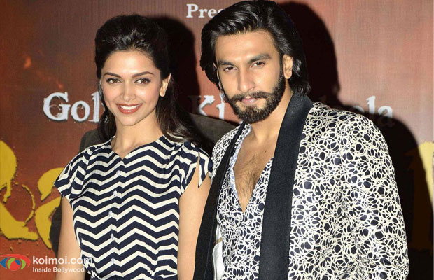 Deepika Padukone and Ranveer Singh at an event
