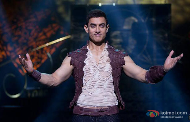 Aamir Khan in a Still from Dhoom 3