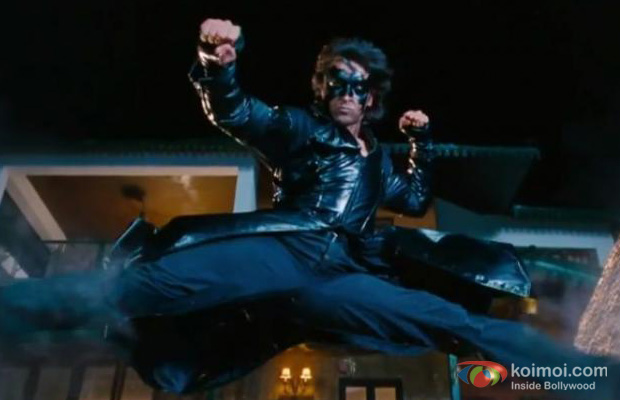 Hrithik Roshan in still from Krrish 3