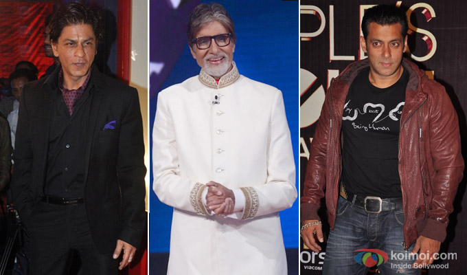 Salman Khan, Amitabh Bachchan and Salman Khan at an event 