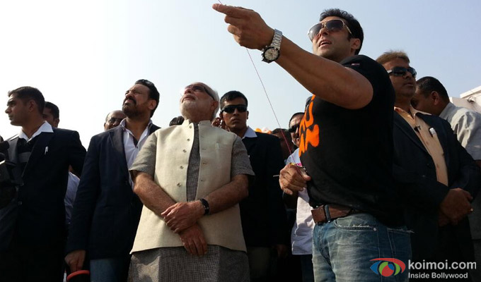 Salman Khan and Narendra Modi 
