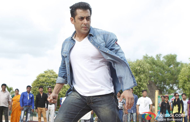 Salman Khan in a still from Jai Ho