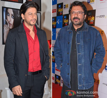 Shah Rukh Khan and Sanjay Leela Bhansali at an event 