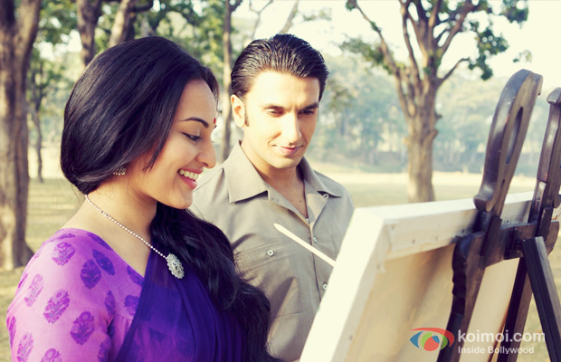 Sonakshi Sinha and Ranveer Singh in a still from Lootera