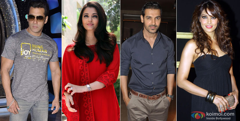 Salman Khan, Aishwarya Rai Bachchan, John Abraham and Bipasha Basu