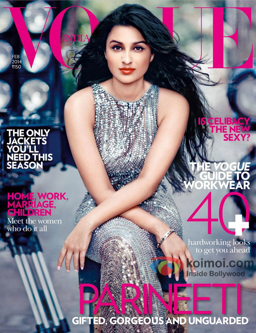 Parineeti Chopra on a Vogue Magazine Cover