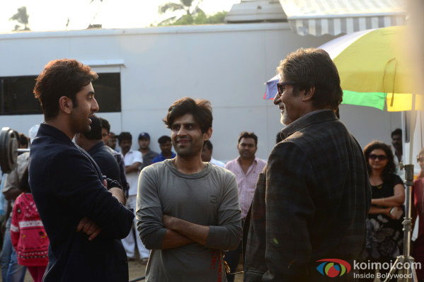 Ranbir Kapoor and Amitabh Bachchan on the sets of 'Bhoothnath Returns' Ranbir Kapoor and Amitabh Bachchan on the sets of 'Bhoothnath Returns'