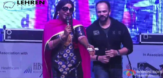 Sunil Grover and Rohit Shetty