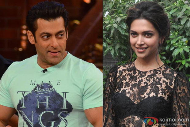 Salman Khan and Deepika Padukone
