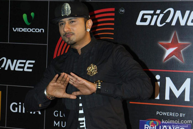 Honey Singh at 4th Star Global Indian Music Academy (GiMA) Awards