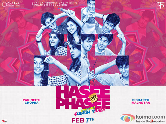 Sidharth Malhotra and Parineeti Chopra starrer 'Hasee Toh Phasee' Movie Poster