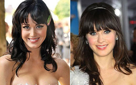 Katy Perry and Zoey Deschanel