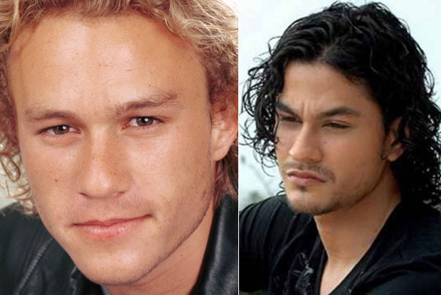 Heath Ledger and Kunal Khemu