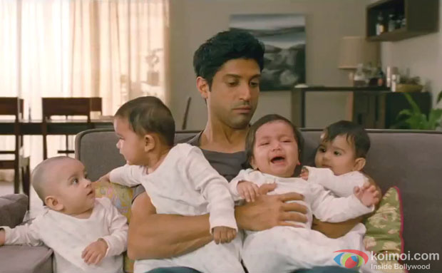 Farhan Akhtar in a still from movie 'Shaadi Ke Side Effects'
