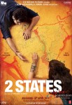 Arjun Kapoor, Alia Bhatt, Amrita Singh, Revathy, Ronit Roy and Shiv Subrahmanyam Starrer 2 States Movie Poster 1