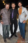Bickram Ghosh, Sonu Nigam and Purab Kohli during the music launch of film 'Jal'