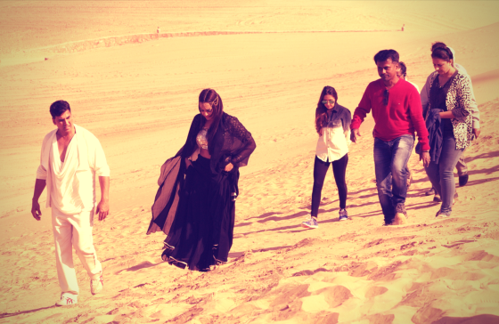Akshay Kumar & Sonakshi Sinha shooting for Holiday Akshay Kumar & Sonakshi Sinha shooting for Holiday