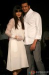 Genelia D'souza and Riteish Deshmukh at the Lakme Fashion Week 2014