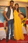 Harman Baweja and Ayesha Khanna during the press meet of the film Dishkiyaoon
