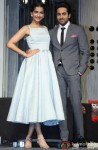 Sonam Kapoor and Ayushmann Khurrana at Bewakoofiyaan's press meet Pic 1