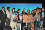 Sunil Shetty, Saidah Jules, Girish Malik, Rajkumar Hirani, Bickram Ghosh, Kirti Kulhari, Sonu Nigam and Purab Kohli during the music launch of film 'Jal'