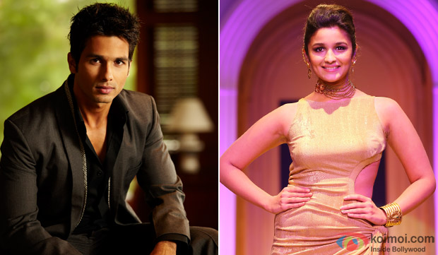 Shahid Kapoor and Alia Bhatt