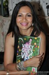 Maria Goretti during the launch of Chef Vicky Ratnani's book 'Vicky Goes Veg'