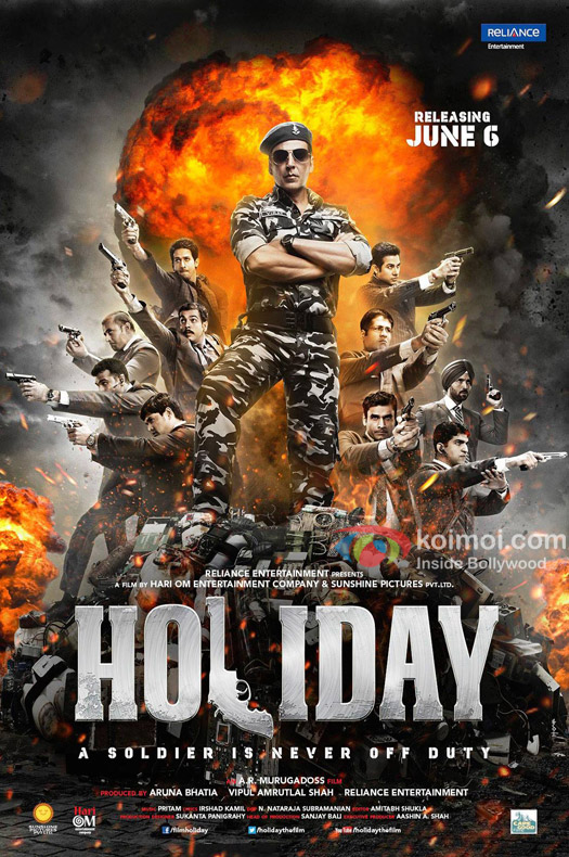 'Holiday - A Soldier Is Never Off Duty' Movie Poster