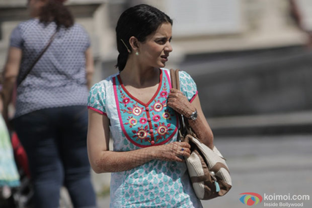 Kangana Ranaut in a still from movie ‘Queen’