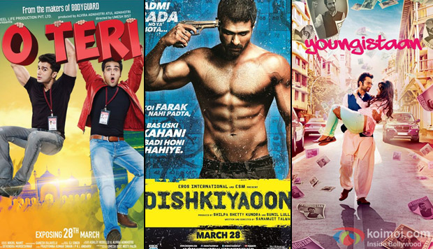 O Teri, Dishkiyaaon and Youngistan Movie Poster