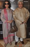 Shabana Azmi and Javed Akhtar during the press meet of 'Sundance Institute Screenwriters Lab 2014'