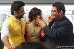 Jackky Bhagnani, Neha Sharma and Kayoze Irani celebrate Holi to promote 'Youngistaan' Pic 1