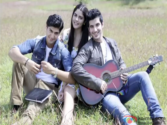 Tanuj Virwani, Isabelle Liete and Aditya Seal in a still from movie 'Purani Jeans'