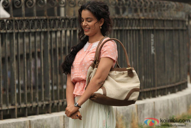 Kangana Ranaut in a still from movie 'Queen'